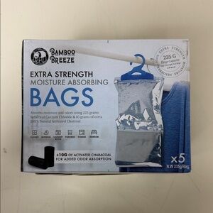 BAMBOO Breeze Moisture Absorbing Bags‎ - Blue and Gray
